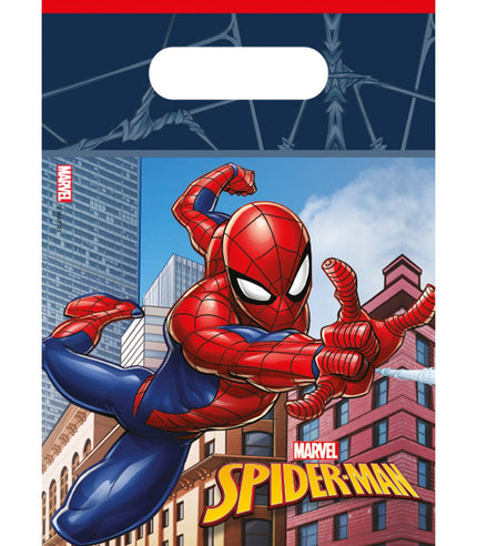 Feestbazaar Spiderman Crime Fighter Uitdeelzakjes (6st)
