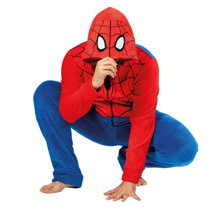 Feestbazaar Spiderman Onesie Volwassenen