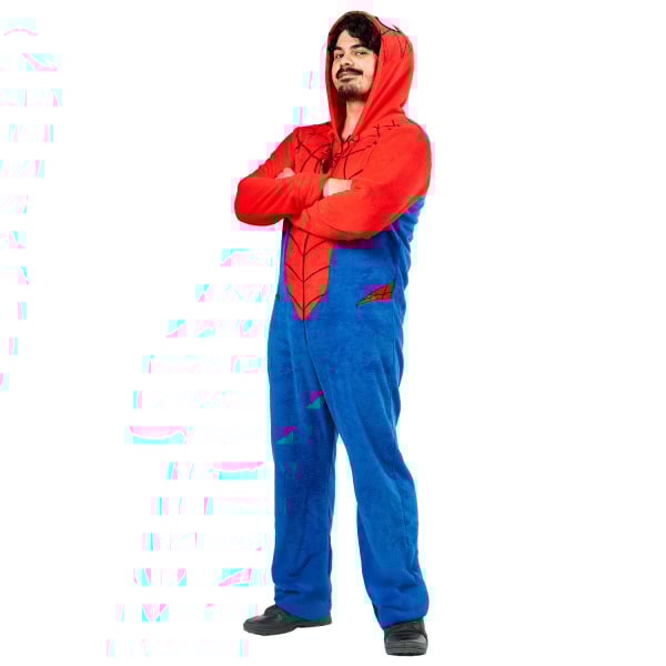 Feestbazaar Spiderman Onesie Volwassenen