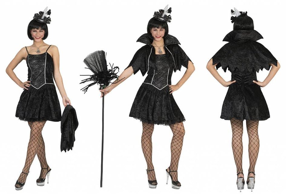 Feestbazaar Spiderweb Heksen kostuum dames