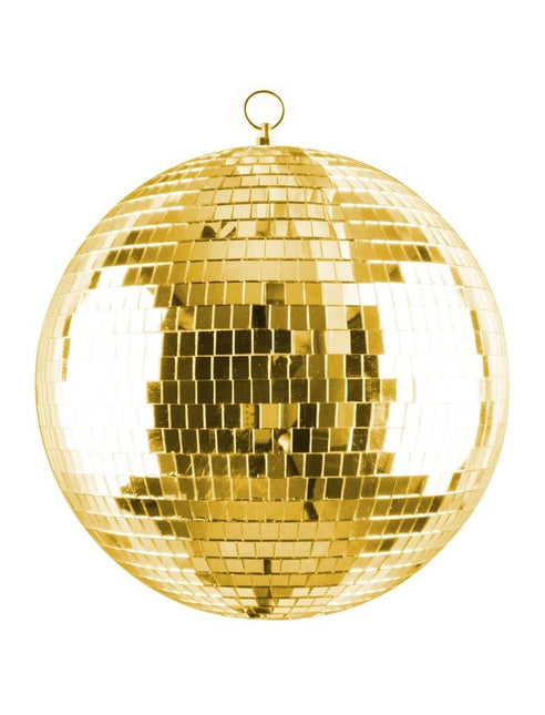 Feestbazaar Spiegelbal Goud 30cm