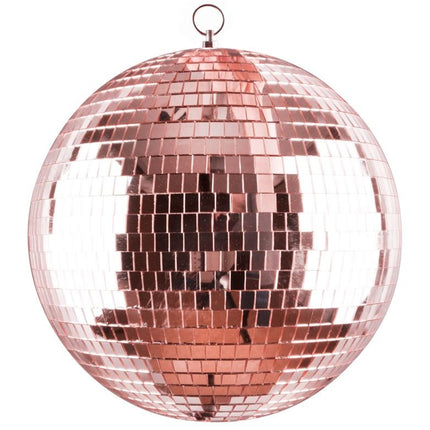 Feestbazaar Spiegelbal Rosegoud 30cm