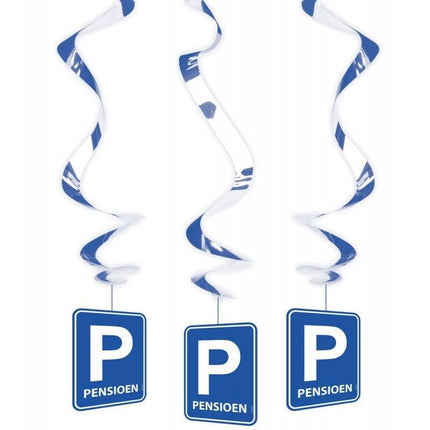 Feestbazaar Spiraal hangdecoratie Pensioen