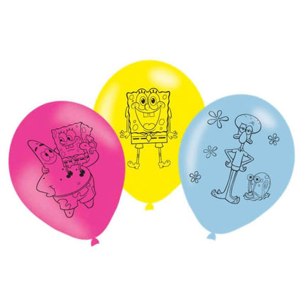 Feestbazaar Spongebob Ballonnen (6st)