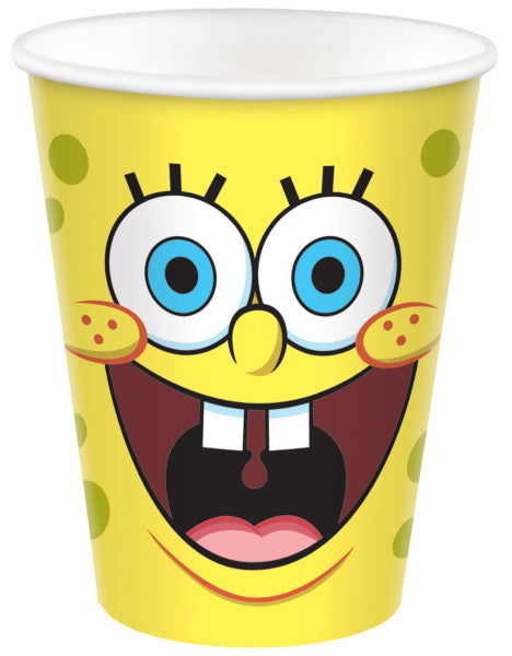 Feestbazaar Spongebob Bekers 250ml (8st)