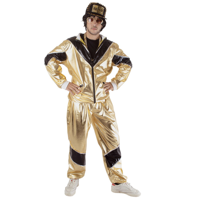 Feestbazaar Sportpak Goud Simon