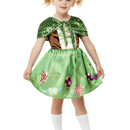 Feestbazaar Sprookjesjurkje Grietje Groen Kind