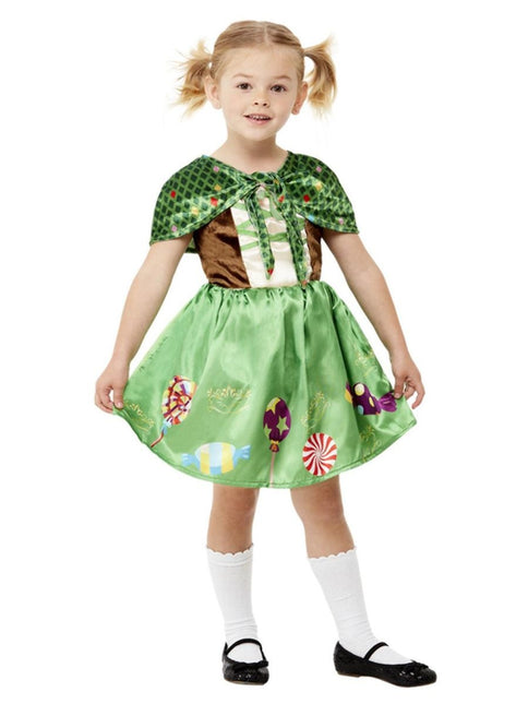 Feestbazaar Sprookjesjurkje Grietje Groen Kind