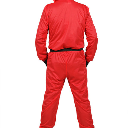 Feestbazaar Squid Game Pak Rood Met Masker Vierkant