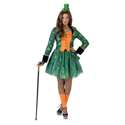 Feestbazaar St. Patricks Day Slipjas Dames Groen/Oranje
