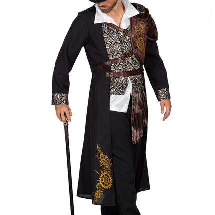 Feestbazaar Steampunk Jas Heren Luxe