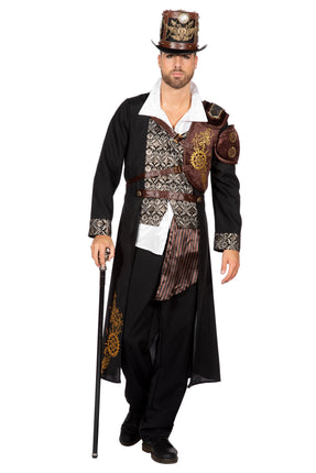 Feestbazaar Steampunk Jas Heren Luxe