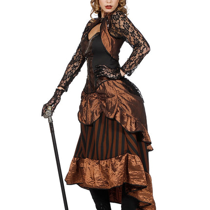 Feestbazaar Steampunk jurk elite Victoria