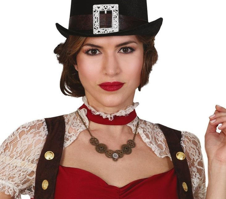 Feestbazaar Steampunk Ketting Industrieel
