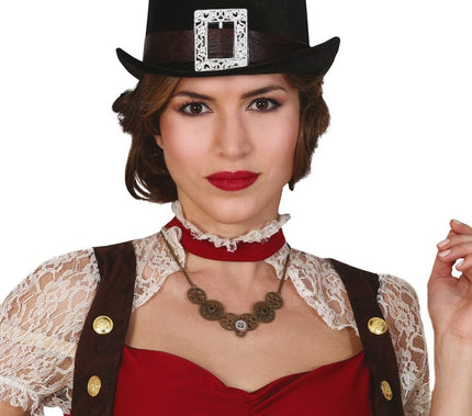 Feestbazaar Steampunk Ketting Industrieel