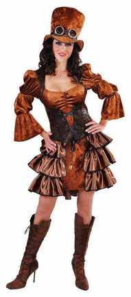Feestbazaar Steampunk kleding vrouw elite