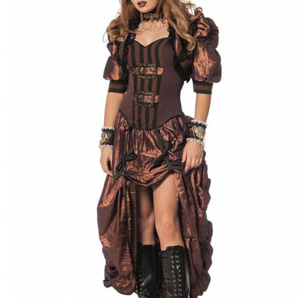 Feestbazaar Steampunk outfit dames luxe