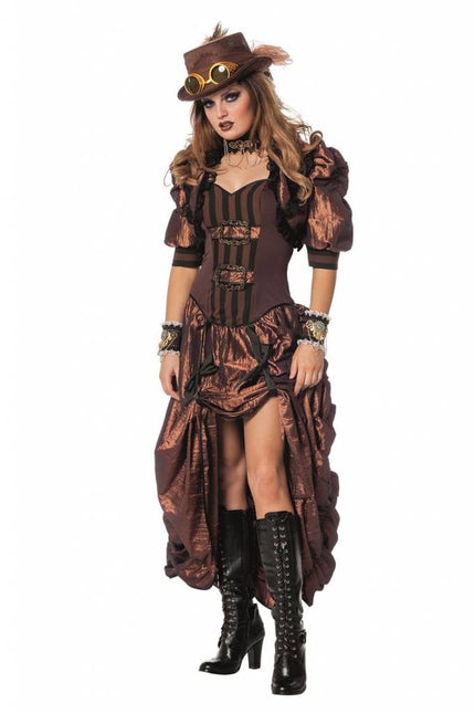 Feestbazaar Steampunk outfit dames luxe