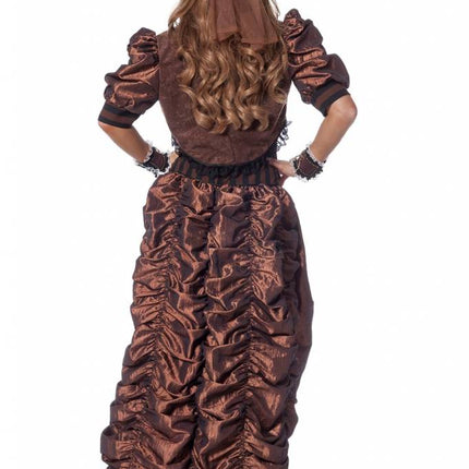 Feestbazaar Steampunk outfit dames luxe