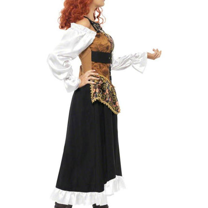 Feestbazaar Steampunk Pirate Wench kostuum