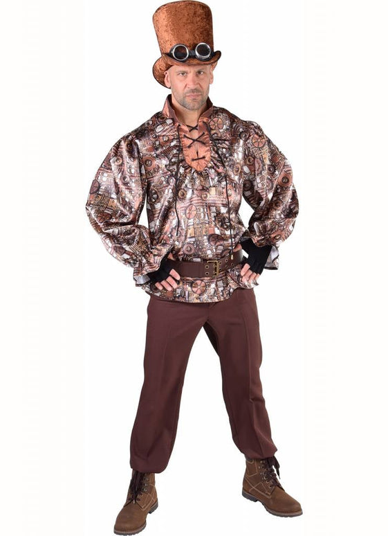 Feestbazaar Steampunk piratenshirt