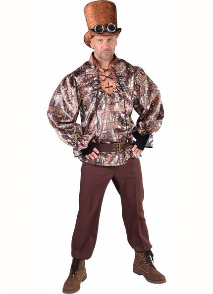 Feestbazaar Steampunk piratenshirt