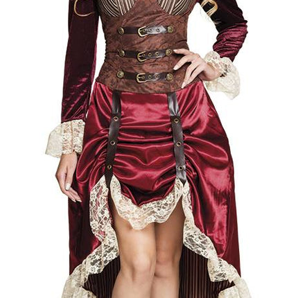 Feestbazaar Steampunk saloon girl