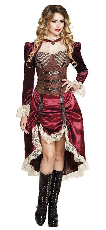 Feestbazaar Steampunk saloon girl