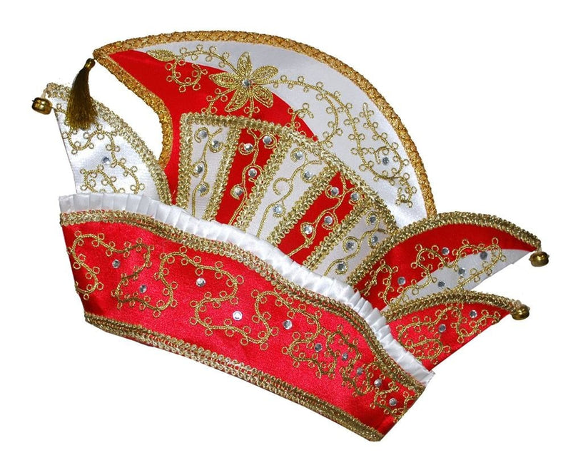 Feestbazaar Steek Luxe Prins Carnaval Rood