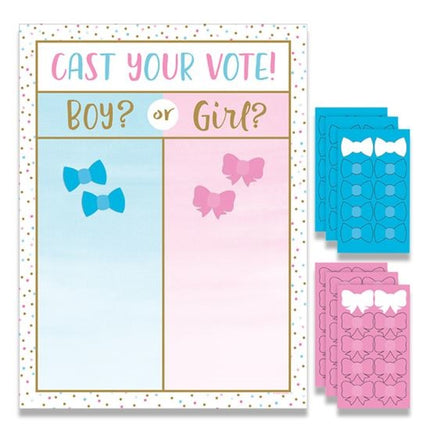 Feestbazaar Stemspel Gender Reveal Party