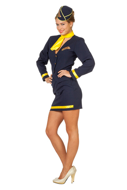 Feestbazaar Stewardess kostuum luxe