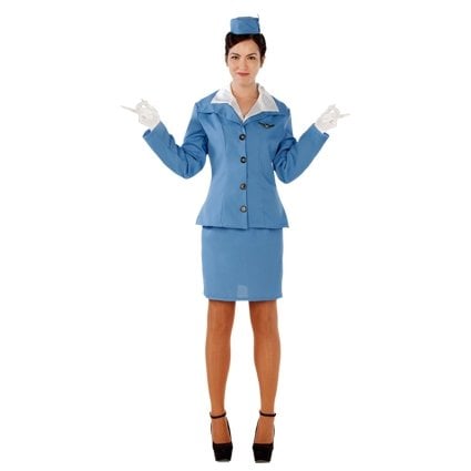 Feestbazaar Stewardess kostuum vrouw