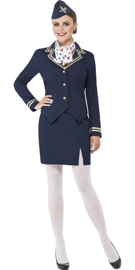 Feestbazaar Stewardessenpakje Airways