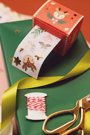 Feestbazaar Sticker Box Merry Christmas