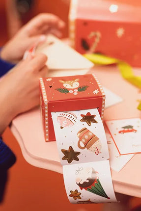Feestbazaar Sticker Box Merry Christmas