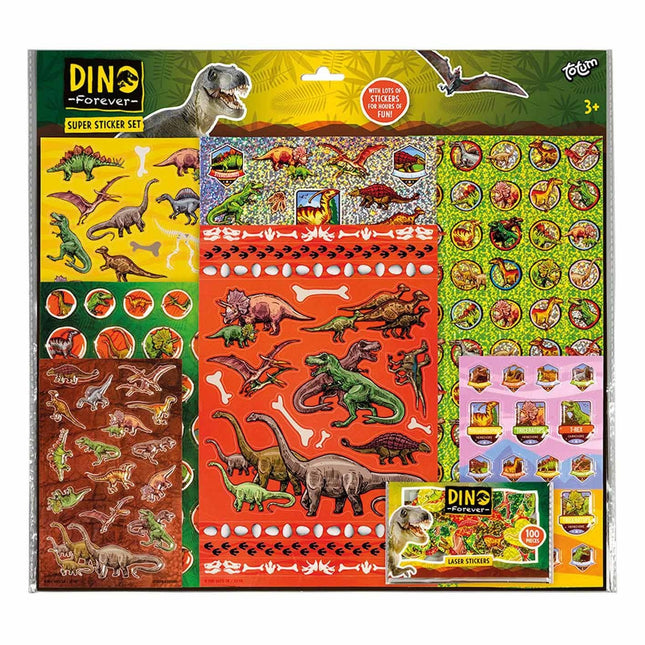 Feestbazaar Stickerset Dino XL