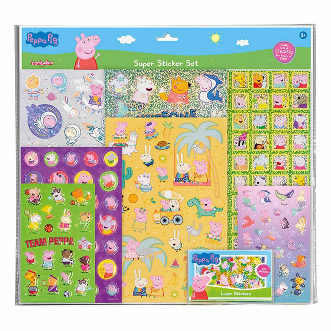 Feestbazaar Stickerset Peppa Pig XL