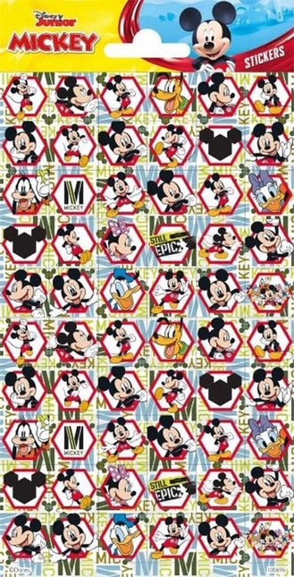 Feestbazaar Stickervel Mickey Mouse (60st)