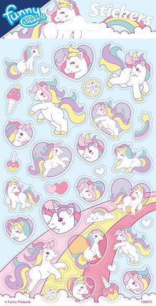 Feestbazaar Stickervel Unicorn