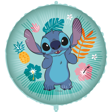 Feestbazaar Stitch Folieballon Hawaii 45cm