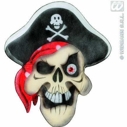 Feestbazaar Stoffen wanddecoratie piratenschedel