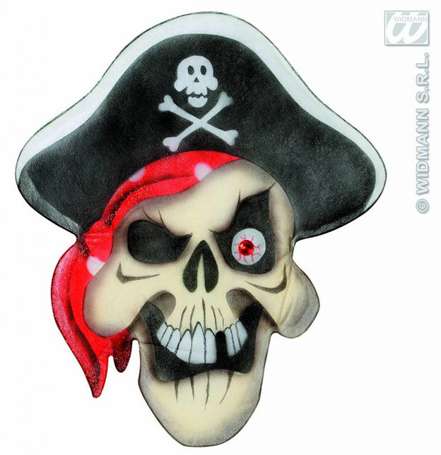 Feestbazaar Stoffen wanddecoratie piratenschedel