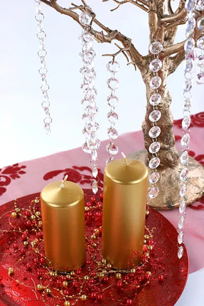 Feestbazaar Stompkaarsen Metallic Goud 12cm (6st)