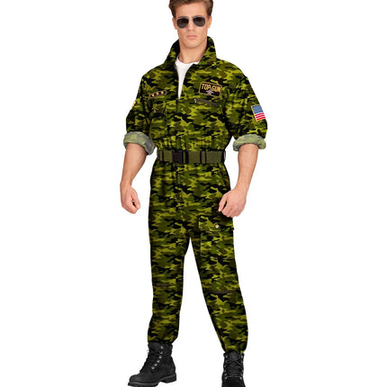 Feestbazaar Straaljager Piloot Topgun USA Heren
