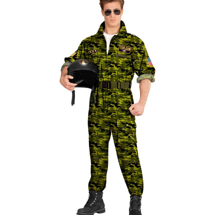 Feestbazaar Straaljager Piloot Topgun USA Heren