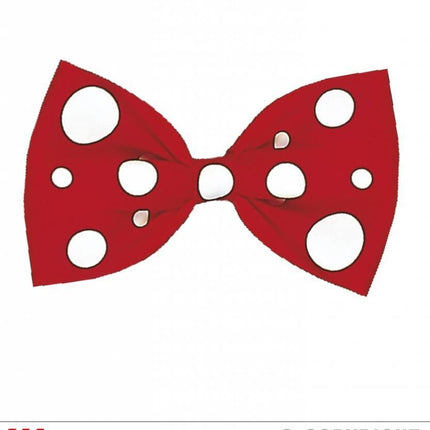 Feestbazaar Strik Clown rood