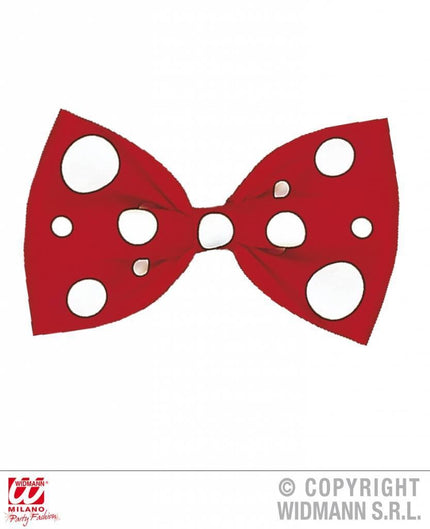 Feestbazaar Strik Clown rood