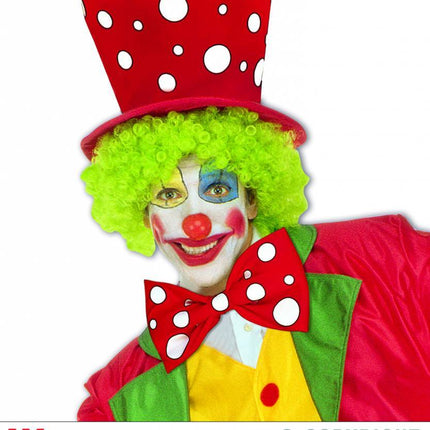 Feestbazaar Strik Clown rood