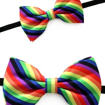 Feestbazaar Strik regenboog luxe