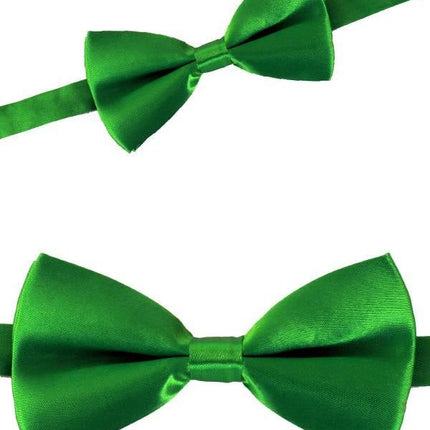 Feestbazaar Strik satijn groen